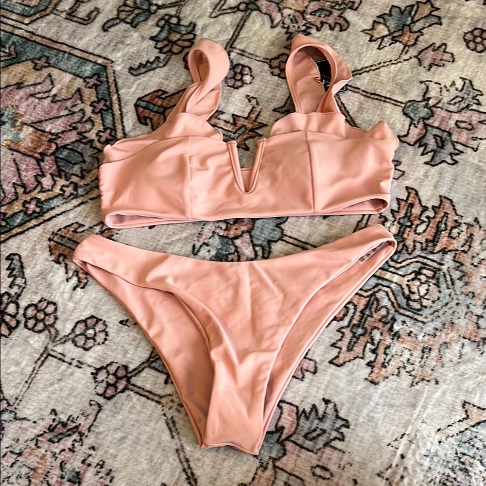 Stylish Pink Bikini Set